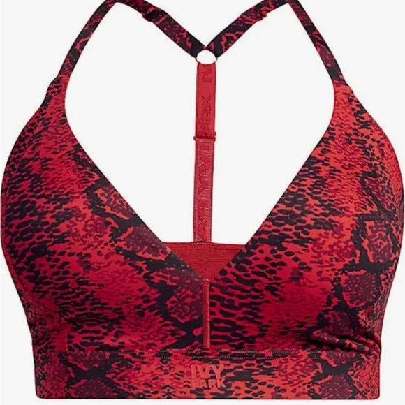 Red Snake Print Bralette - Picture 4 of 5